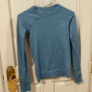 Lululemon Blue Patterned Crewneck Size 2